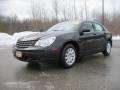 2007 Brilliant Black Crystal Pearl Chrysler Sebring Sedan  photo #1