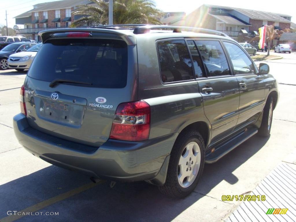 2005 Highlander Limited - Oasis Green Pearl / Gray photo #4