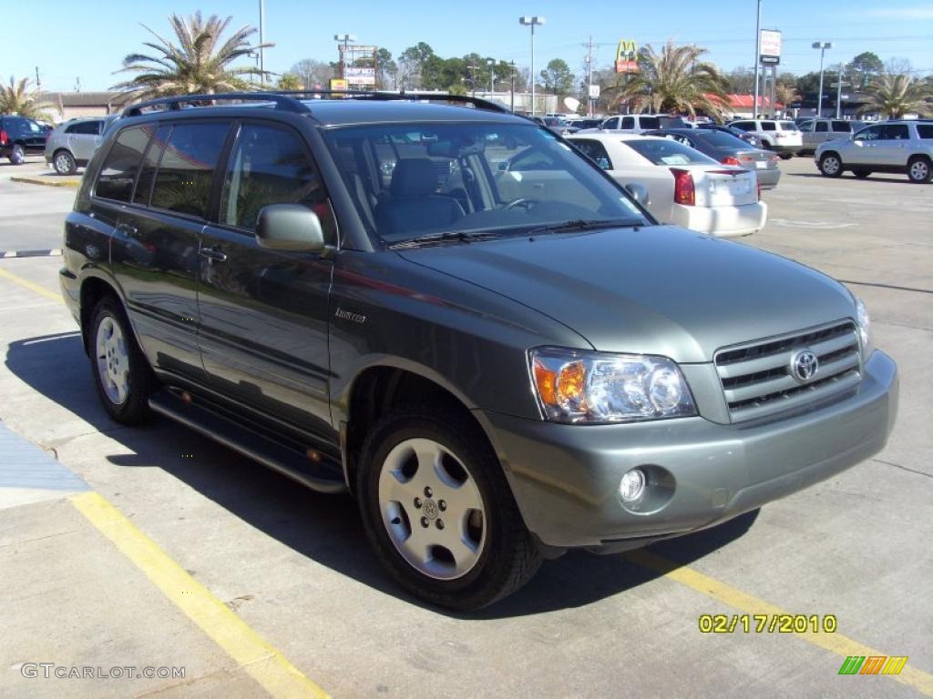 2005 Highlander Limited - Oasis Green Pearl / Gray photo #5