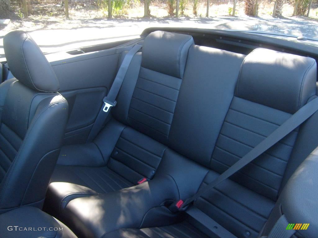 Black/Black Interior 2009 Ford Mustang Shelby GT500 Convertible Photo #2606954