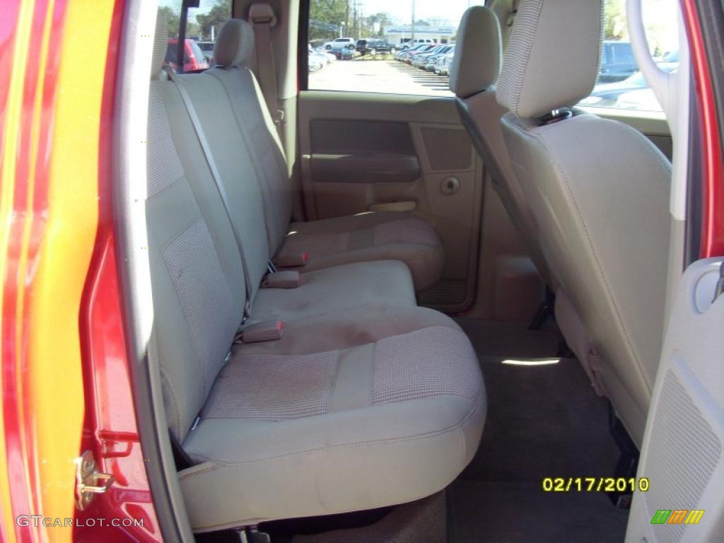 2006 Ram 1500 Big Horn Edition Quad Cab - Inferno Red Crystal Pearl / Medium Slate Gray photo #12