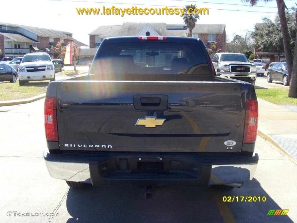 2008 Silverado 1500 LT Crew Cab - Dark Blue Metallic / Ebony photo #2