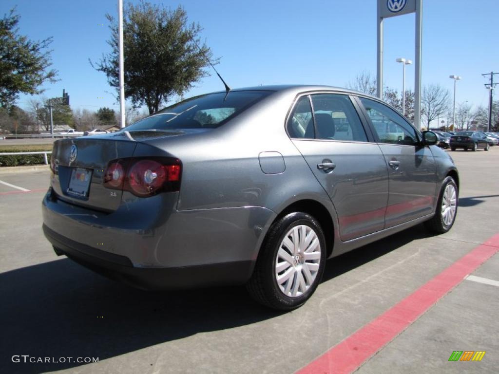 2010 Jetta S Sedan - Platinum Grey Metallic / Titan Black photo #5