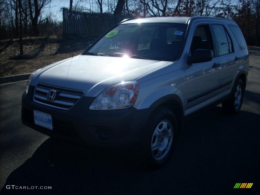 2006 CR-V LX 4WD - Alabaster Silver Metallic / Black photo #7