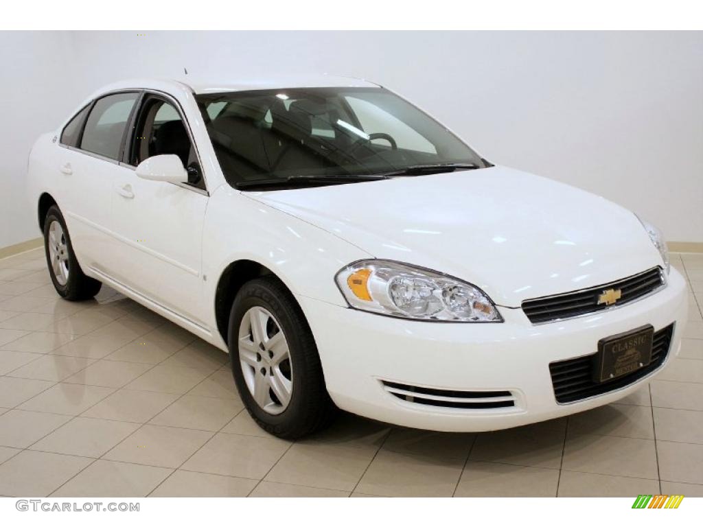 2007 Impala LS - White / Ebony Black photo #1