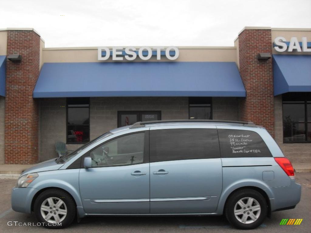 Azure Blue Metallic Nissan Quest