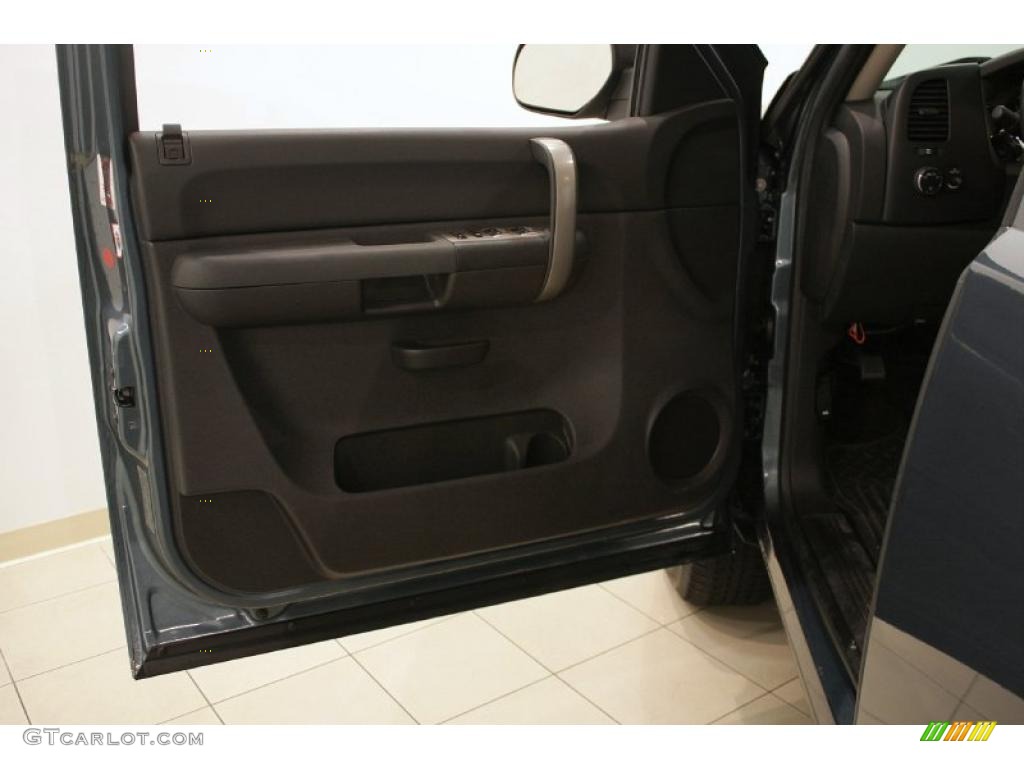 2009 Silverado 1500 LT Extended Cab 4x4 - Blue Granite Metallic / Ebony photo #7