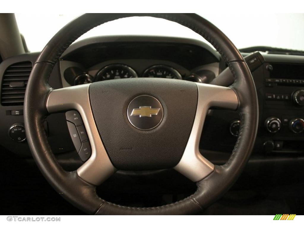2009 Silverado 1500 LT Extended Cab 4x4 - Blue Granite Metallic / Ebony photo #11
