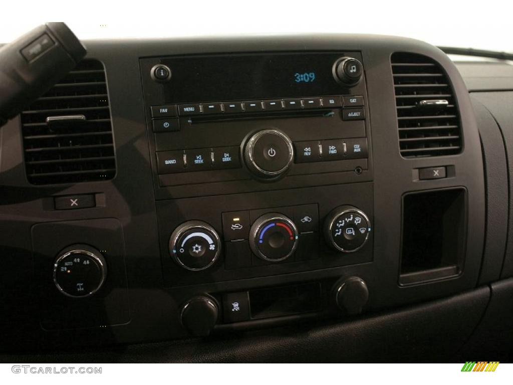 2009 Silverado 1500 LT Extended Cab 4x4 - Blue Granite Metallic / Ebony photo #13
