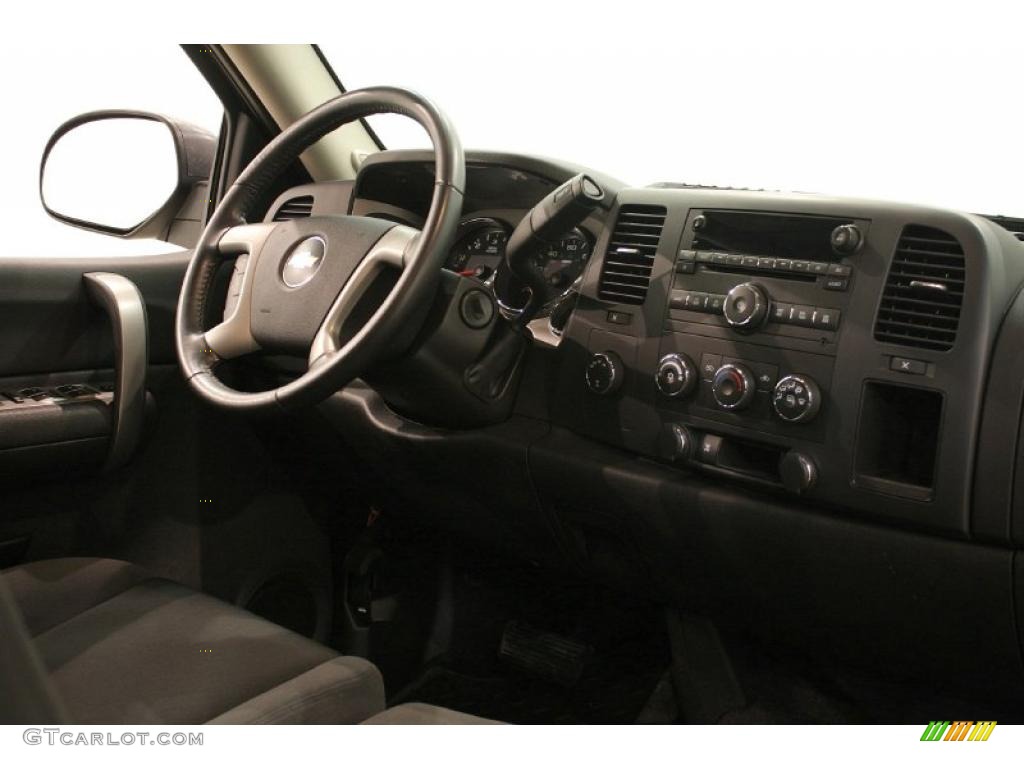 2009 Silverado 1500 LT Extended Cab 4x4 - Blue Granite Metallic / Ebony photo #14