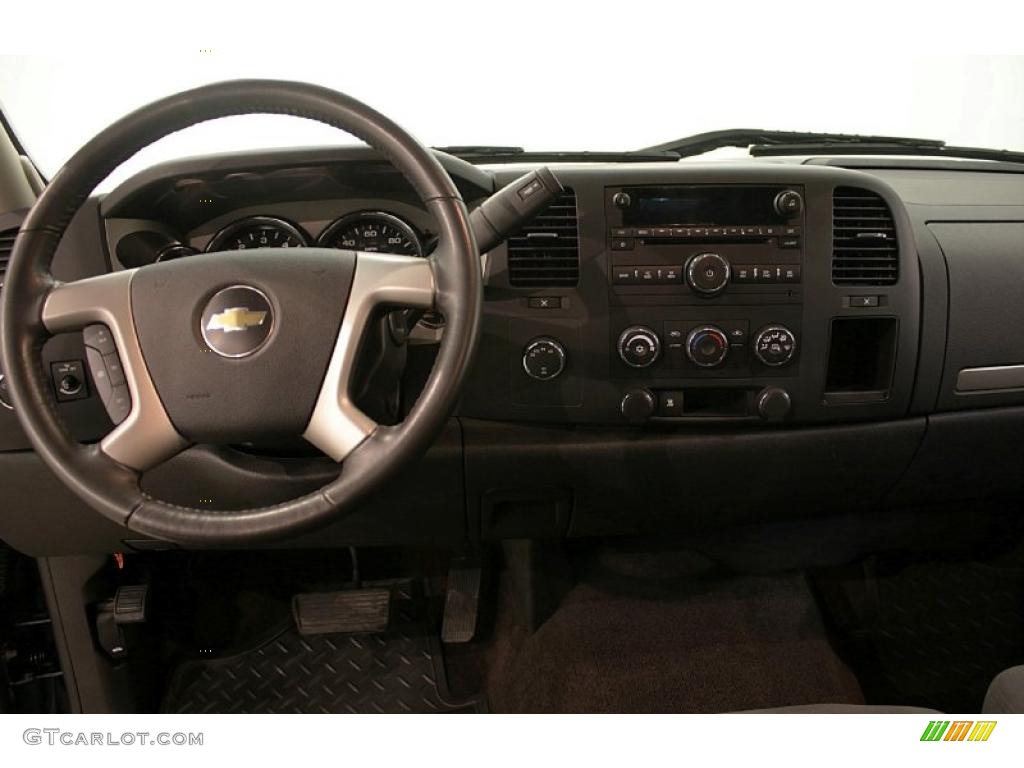 2009 Silverado 1500 LT Extended Cab 4x4 - Blue Granite Metallic / Ebony photo #18
