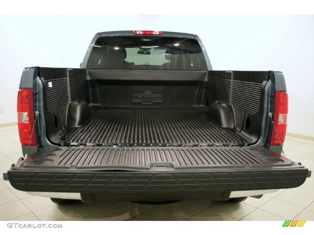 2009 Silverado 1500 LT Extended Cab 4x4 - Blue Granite Metallic / Ebony photo #19