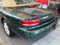 1997 Deep Hunter Green Pearl Chrysler Sebring JX Convertible  photo #9