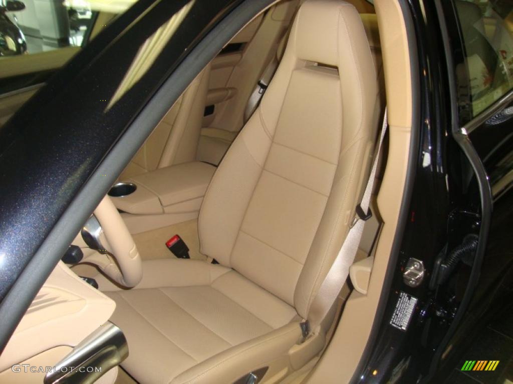 2010 Panamera 4S - Basalt Black Metallic / Luxor Beige photo #16