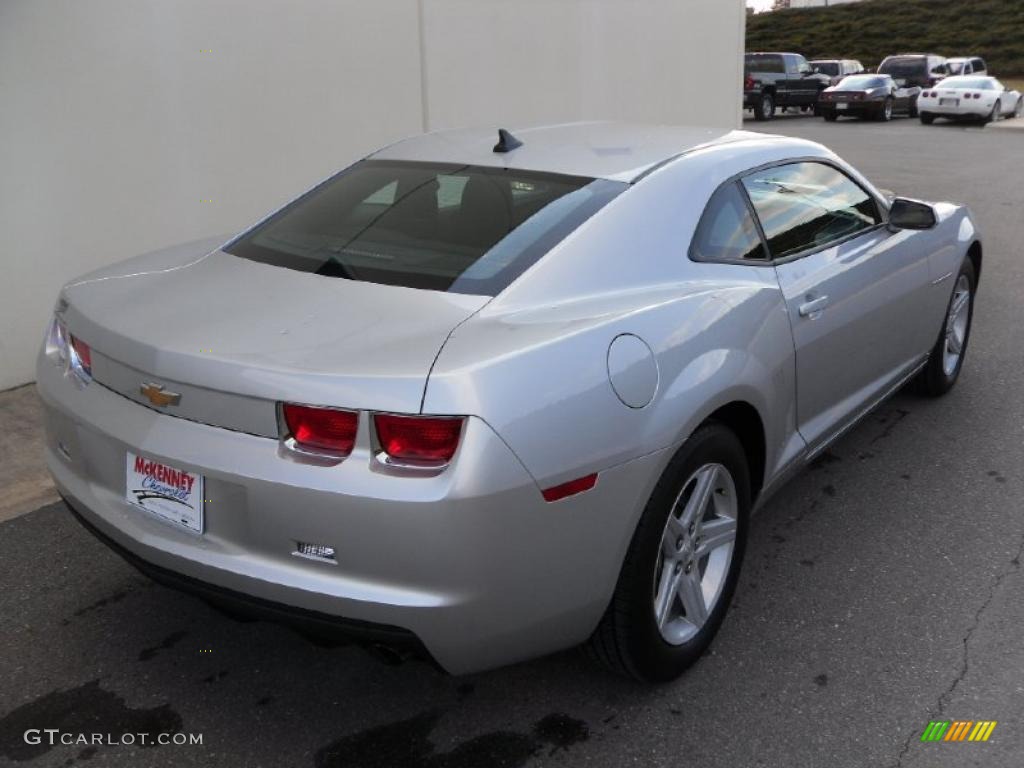 2010 Camaro LT Coupe - Silver Ice Metallic / Gray photo #4