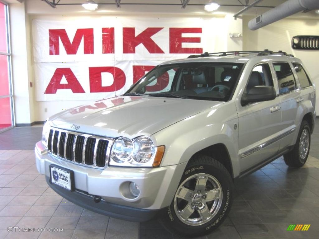 2005 Grand Cherokee Limited 4x4 - Bright Silver Metallic / Medium Slate Gray photo #1