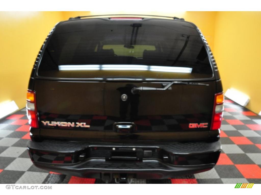 2002 Yukon XL Denali AWD - Onyx Black / Stone Gray photo #5