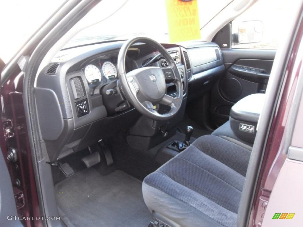 2005 Ram 1500 SLT Quad Cab 4x4 - Deep Molten Red Pearl / Dark Slate Gray photo #24