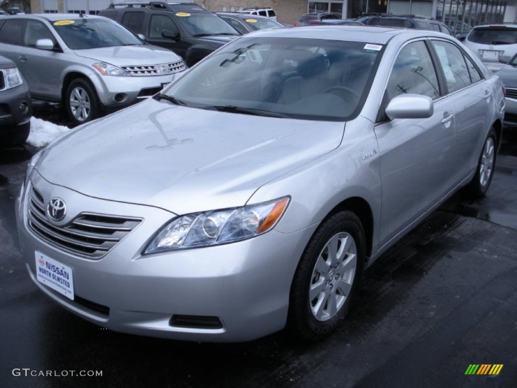 2008 Camry Hybrid - Classic Silver Metallic / Ash photo #1