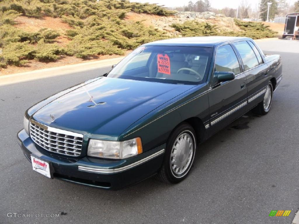 1998 DeVille Sedan - Polo Green Metallic / Beige photo #1