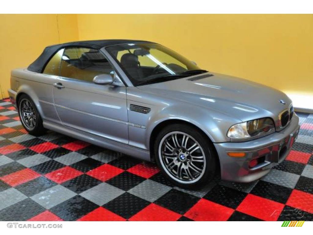 2004 M3 Convertible - Silver Grey Metallic / Black photo #3