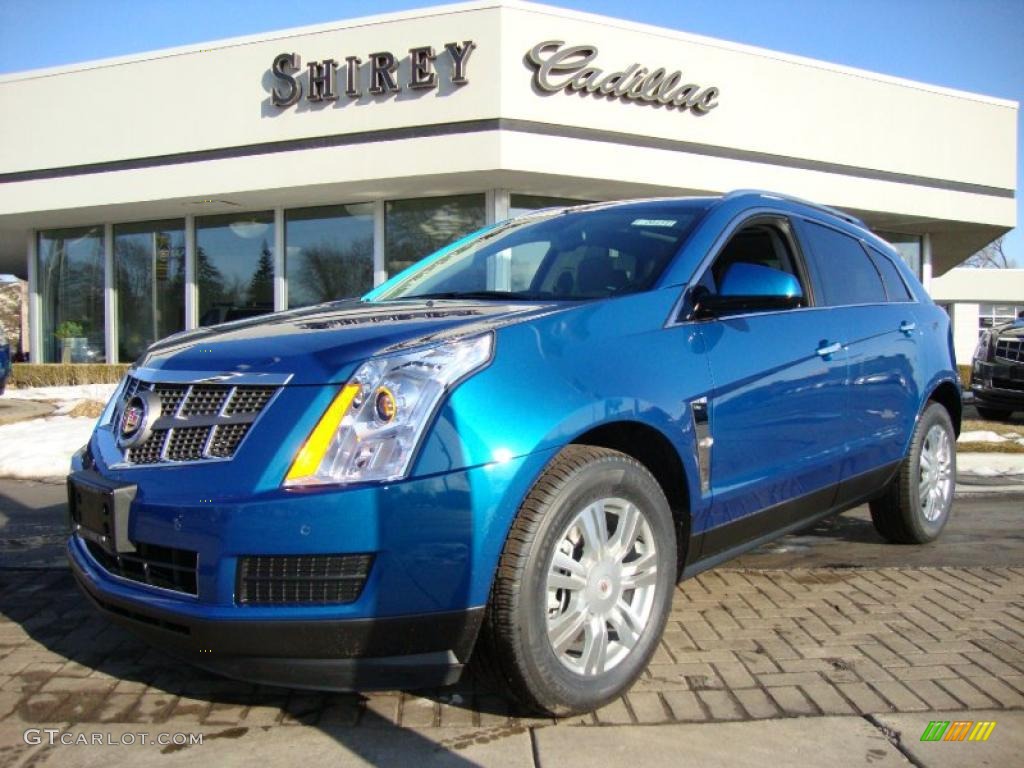 2010 SRX V6 - Caribbean Blue / Titanium/Ebony photo #1