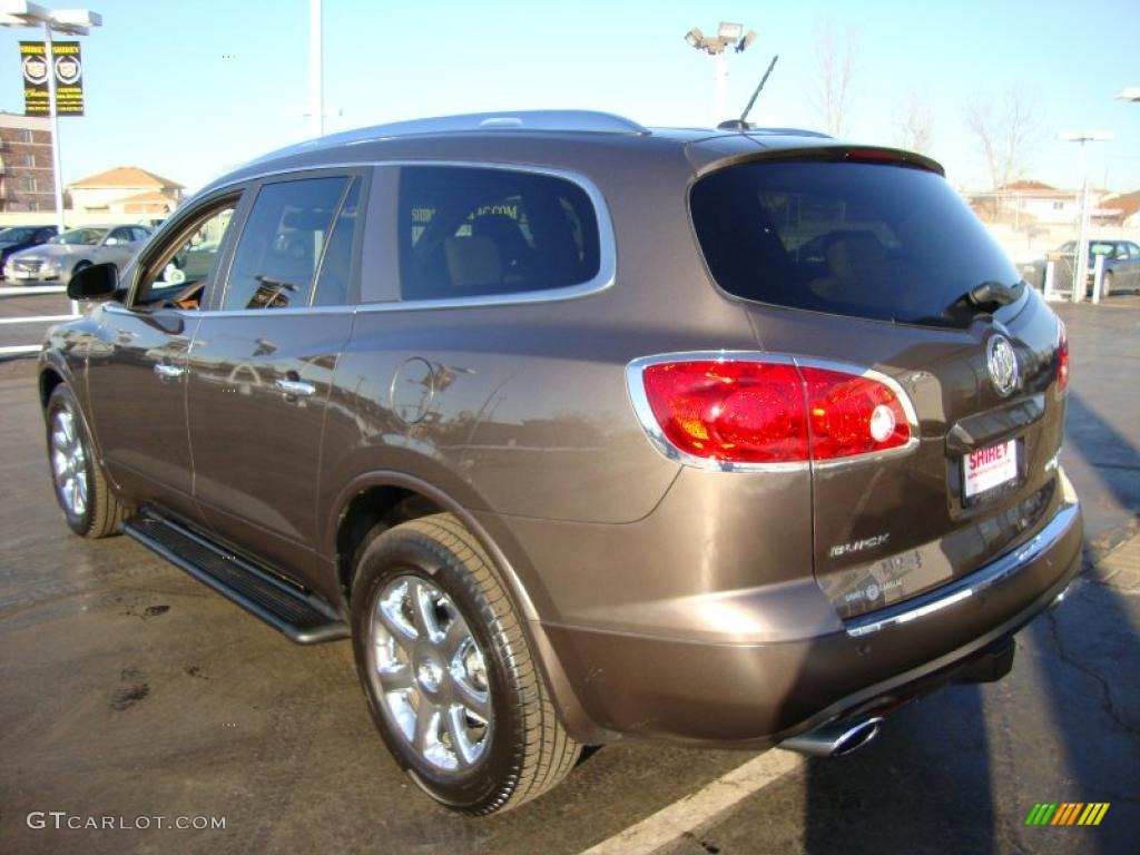 2008 Enclave CXL - Cocoa Metallic / Cashmere/Cocoa photo #6