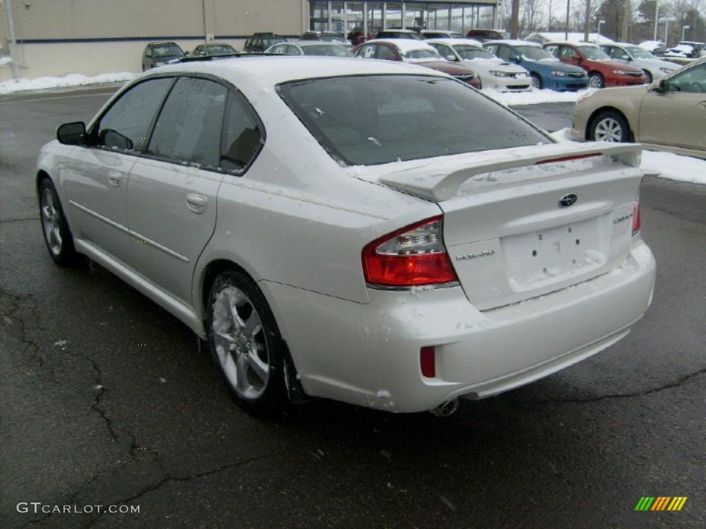 2008 Legacy 2.5i Limited Sedan - Satin White Pearl / Warm Ivory photo #5
