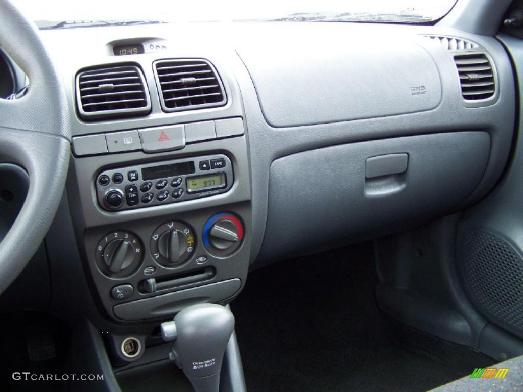 2001 Accent GL Sedan - Charcoal Gray / Gray photo #15
