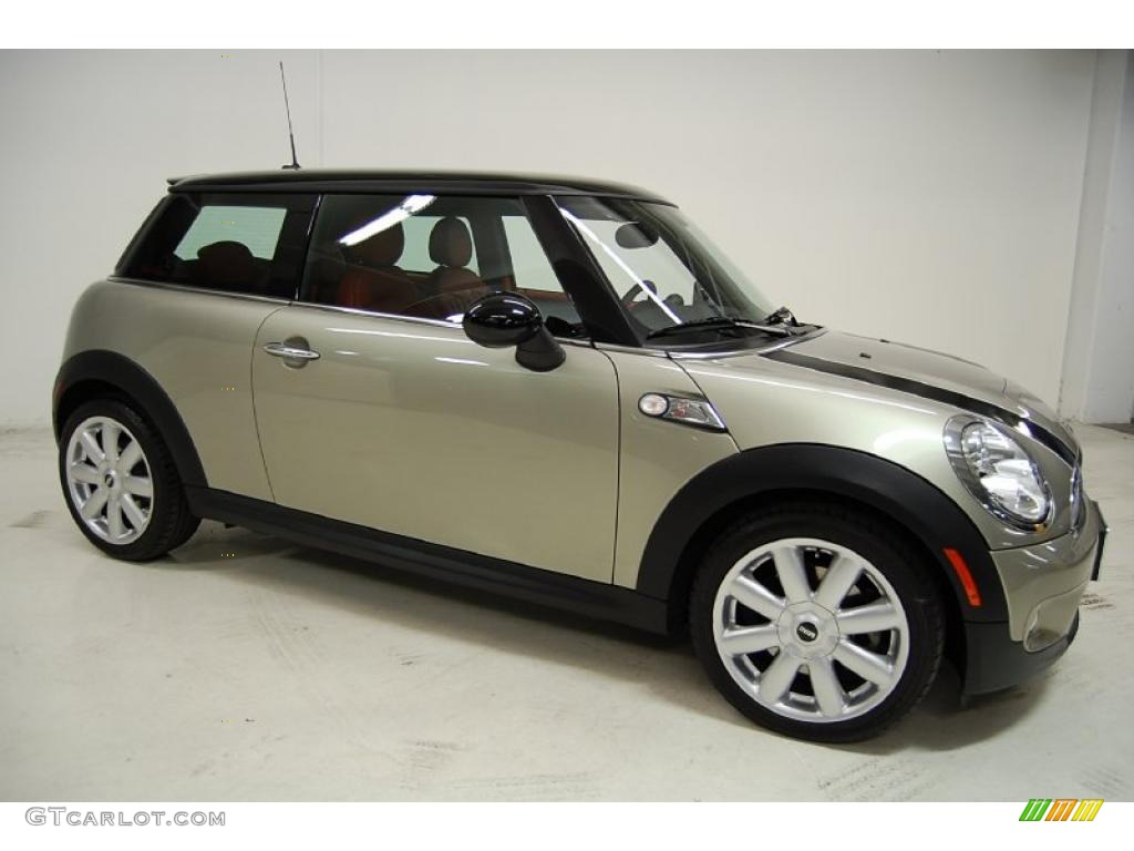 2007 Cooper S Hardtop - Sparkling Silver Metallic / Rooster Red/Carbon Black photo #2