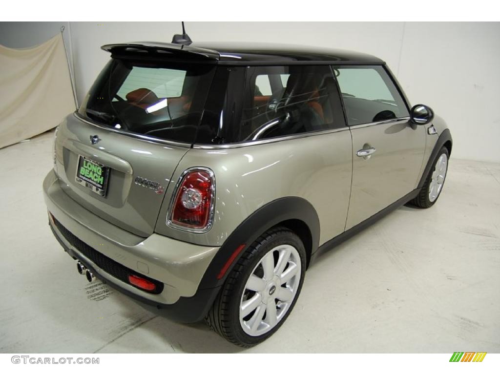 2007 Cooper S Hardtop - Sparkling Silver Metallic / Rooster Red/Carbon Black photo #6