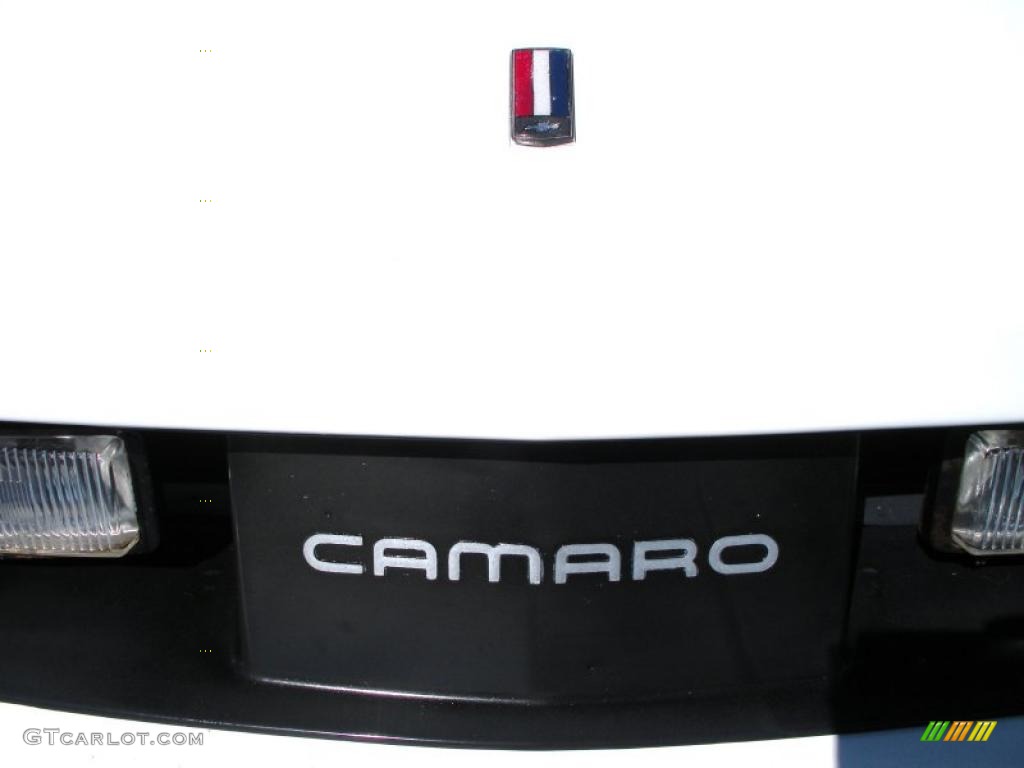 1989 Camaro IROC-Z Convertible - White / Gray photo #18