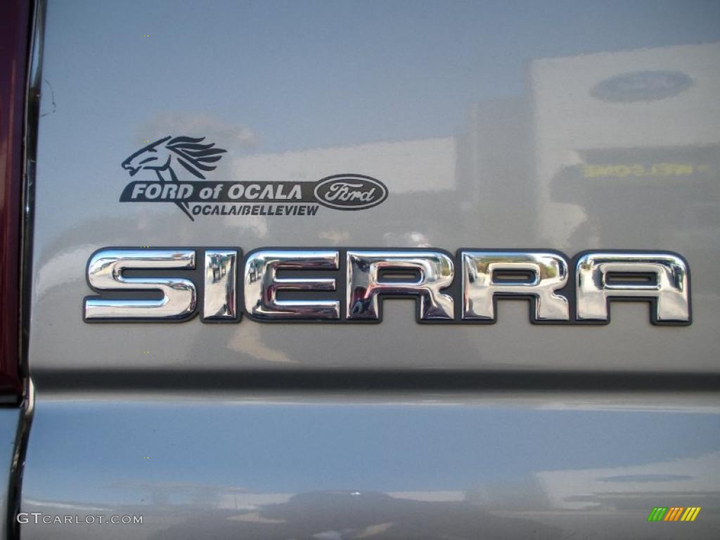 2003 Sierra 2500HD SLE Extended Cab 4x4 - Pewter Metallic / Pewter photo #9