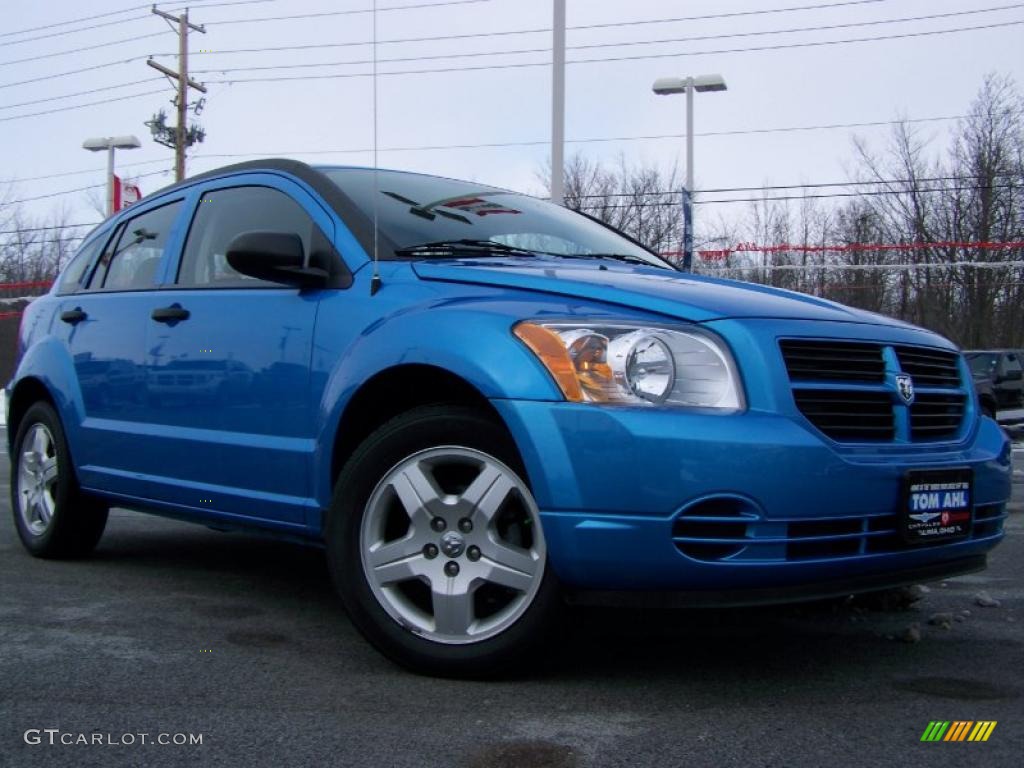 2008 Caliber SE - Surf Blue Pearl / Dark Slate Gray photo #1