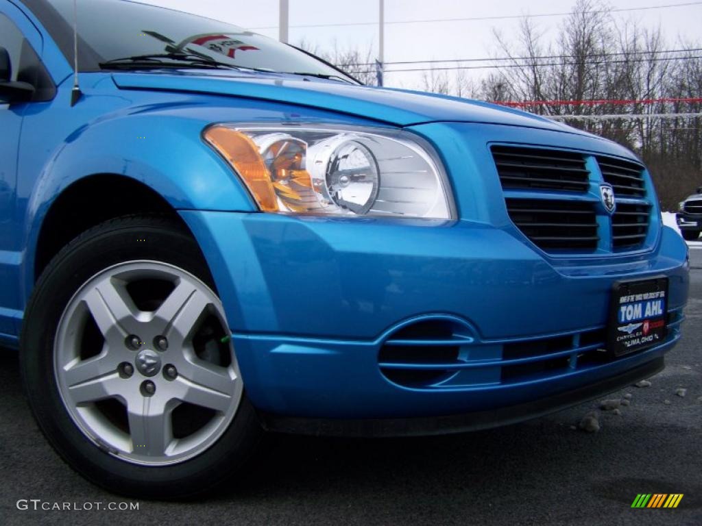 2008 Caliber SE - Surf Blue Pearl / Dark Slate Gray photo #2