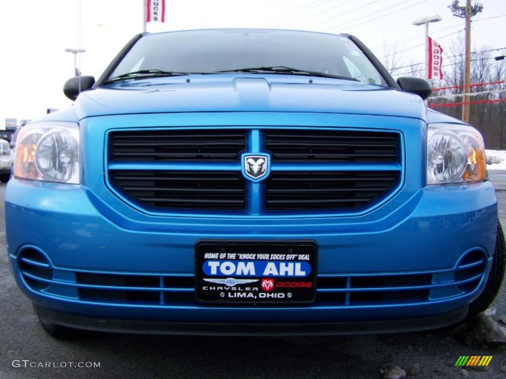 2008 Caliber SE - Surf Blue Pearl / Dark Slate Gray photo #3