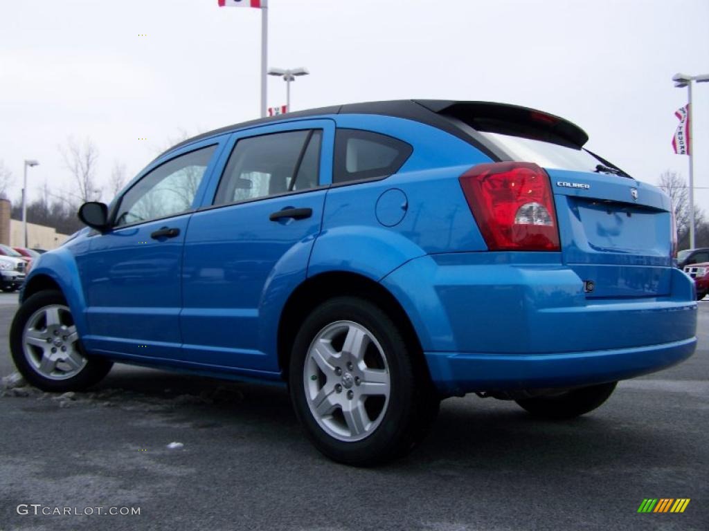2008 Caliber SE - Surf Blue Pearl / Dark Slate Gray photo #4