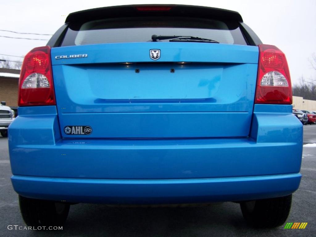 2008 Caliber SE - Surf Blue Pearl / Dark Slate Gray photo #6