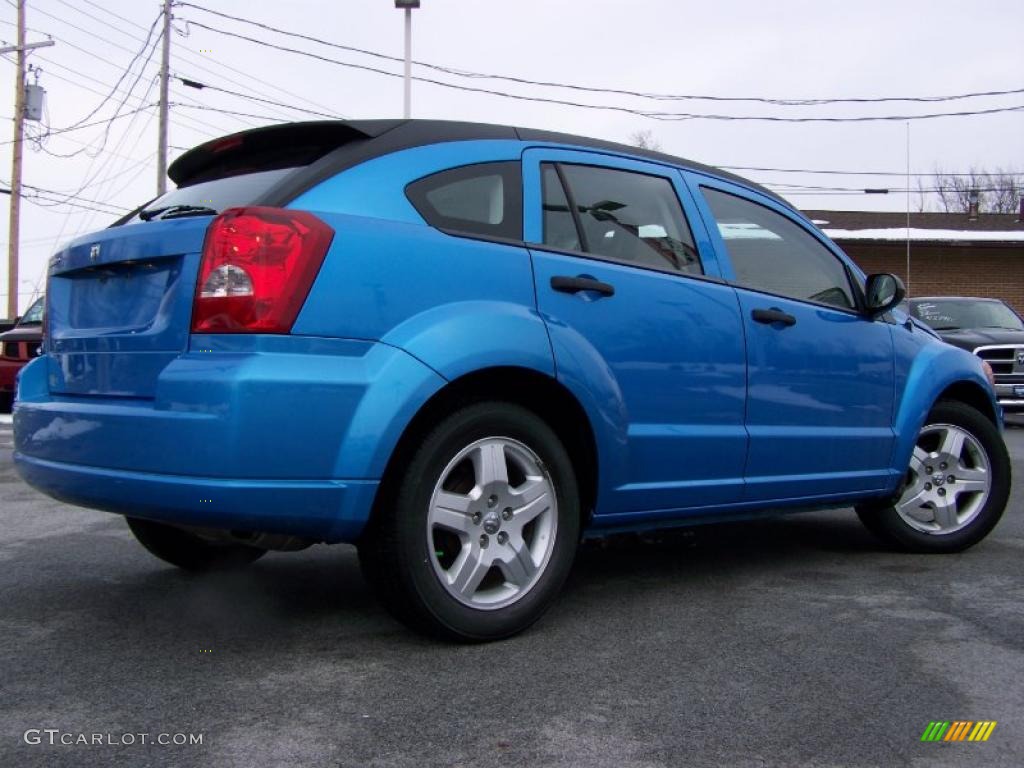 2008 Caliber SE - Surf Blue Pearl / Dark Slate Gray photo #7