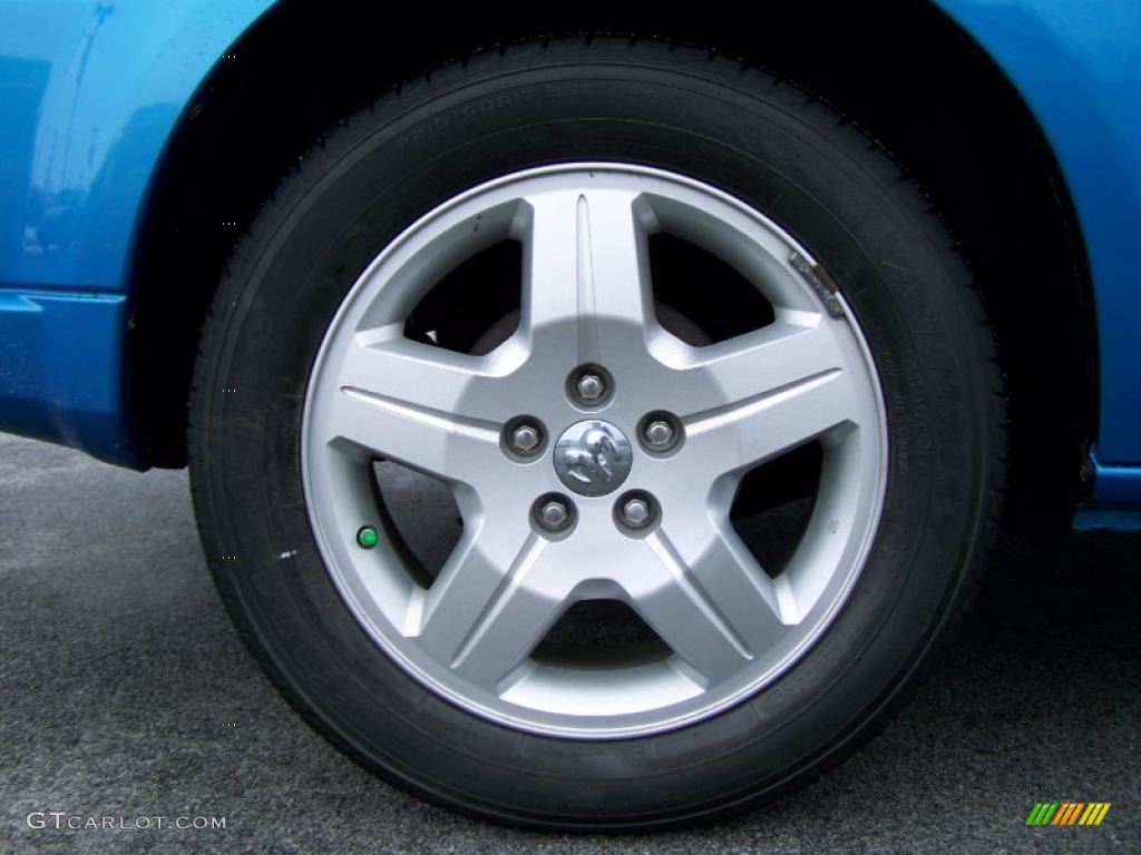 2008 Caliber SE - Surf Blue Pearl / Dark Slate Gray photo #8