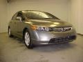 2008 Galaxy Gray Metallic Honda Civic EX Sedan  photo #4