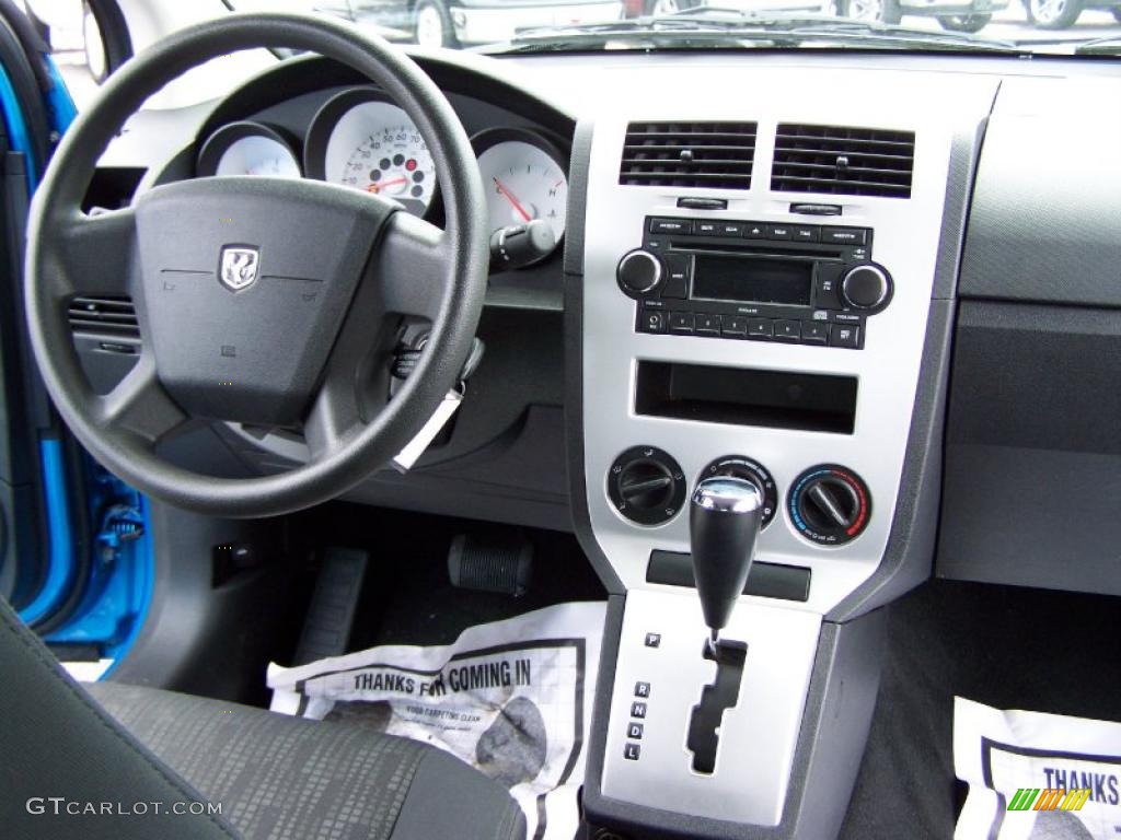 2008 Caliber SE - Surf Blue Pearl / Dark Slate Gray photo #15