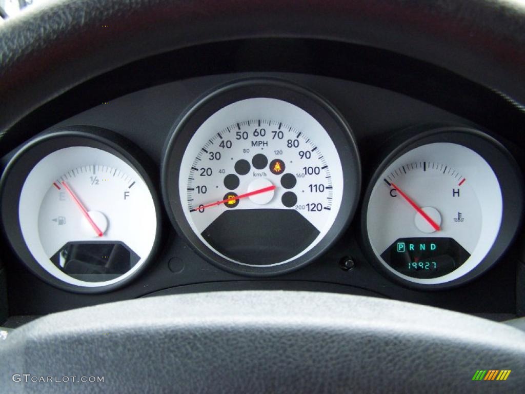 2008 Caliber SE - Surf Blue Pearl / Dark Slate Gray photo #17