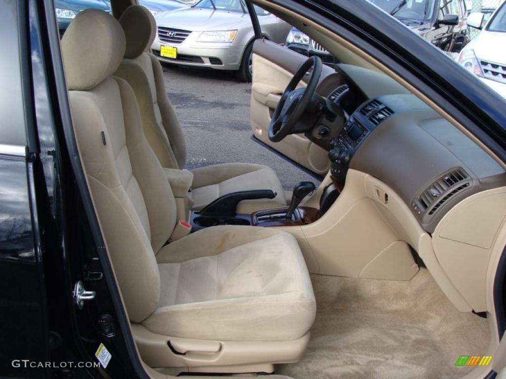 2007 Accord EX Sedan - Nighthawk Black Pearl / Ivory photo #17
