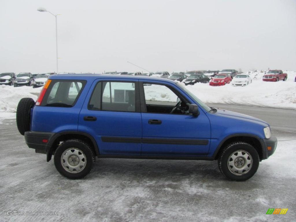 2000 CR-V LX - Electron Blue Pearl / Dark Gray photo #11