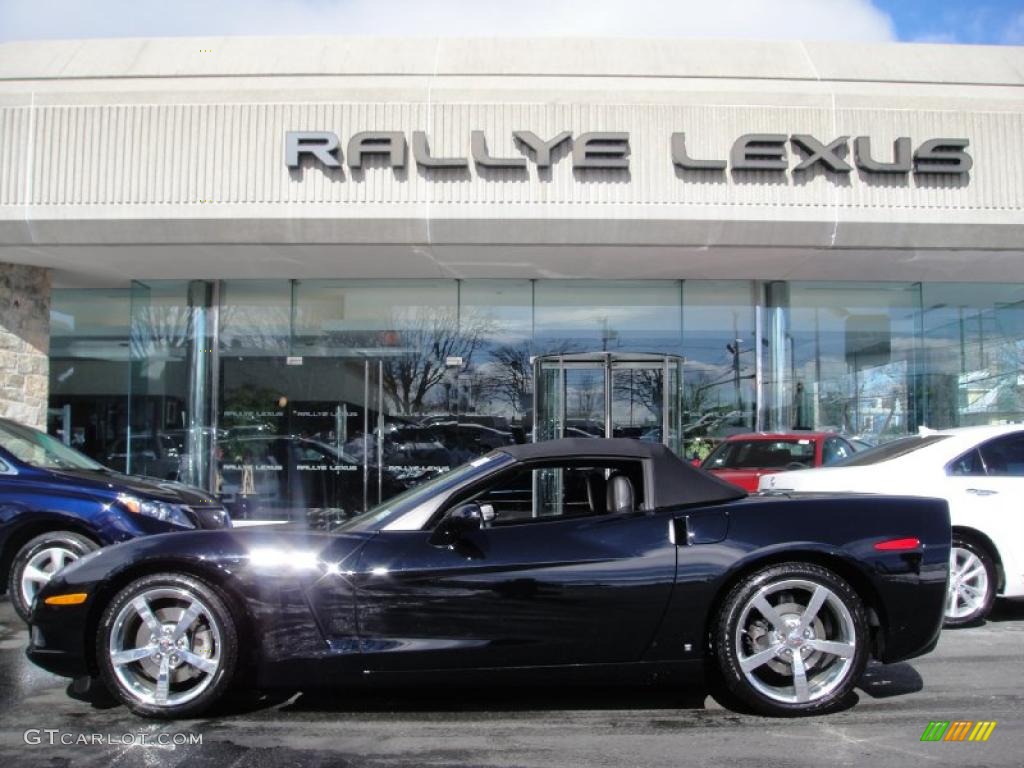 2009 Corvette Convertible - Black / Ebony photo #5