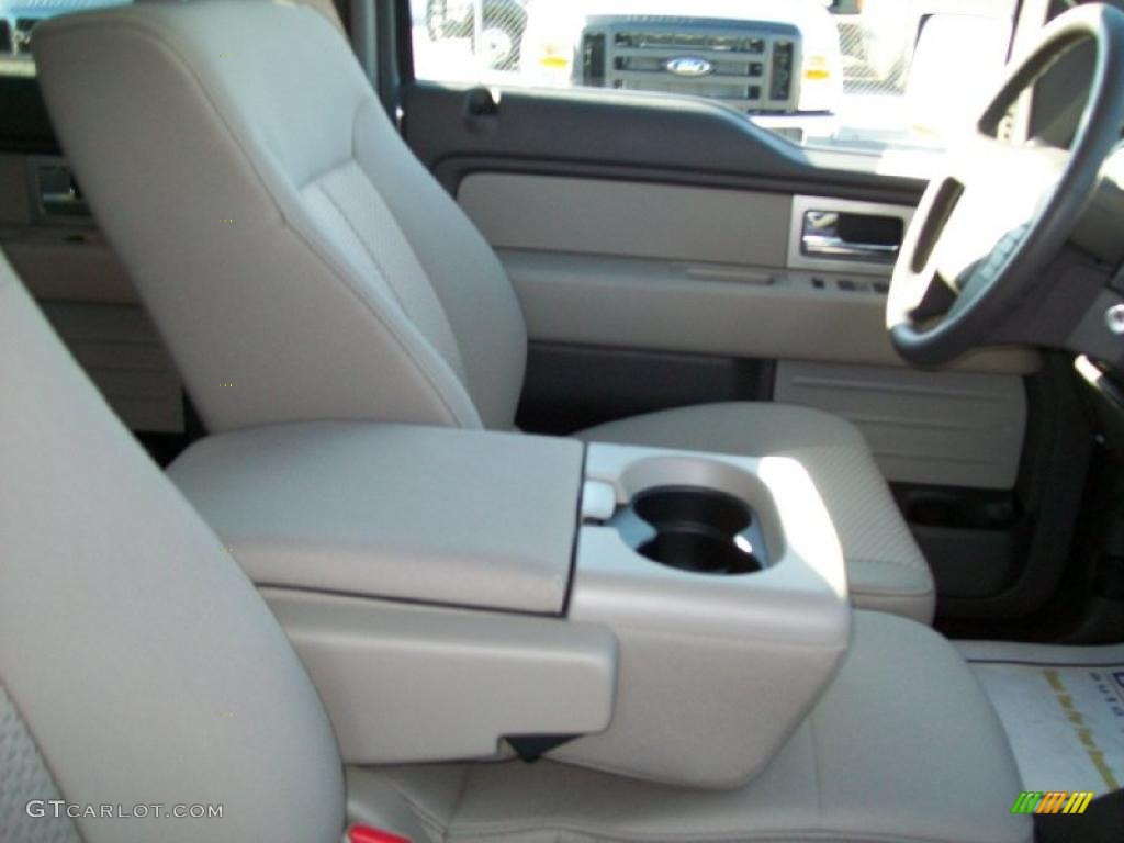 2010 F150 XLT SuperCrew - Ingot Silver Metallic / Medium Stone photo #6