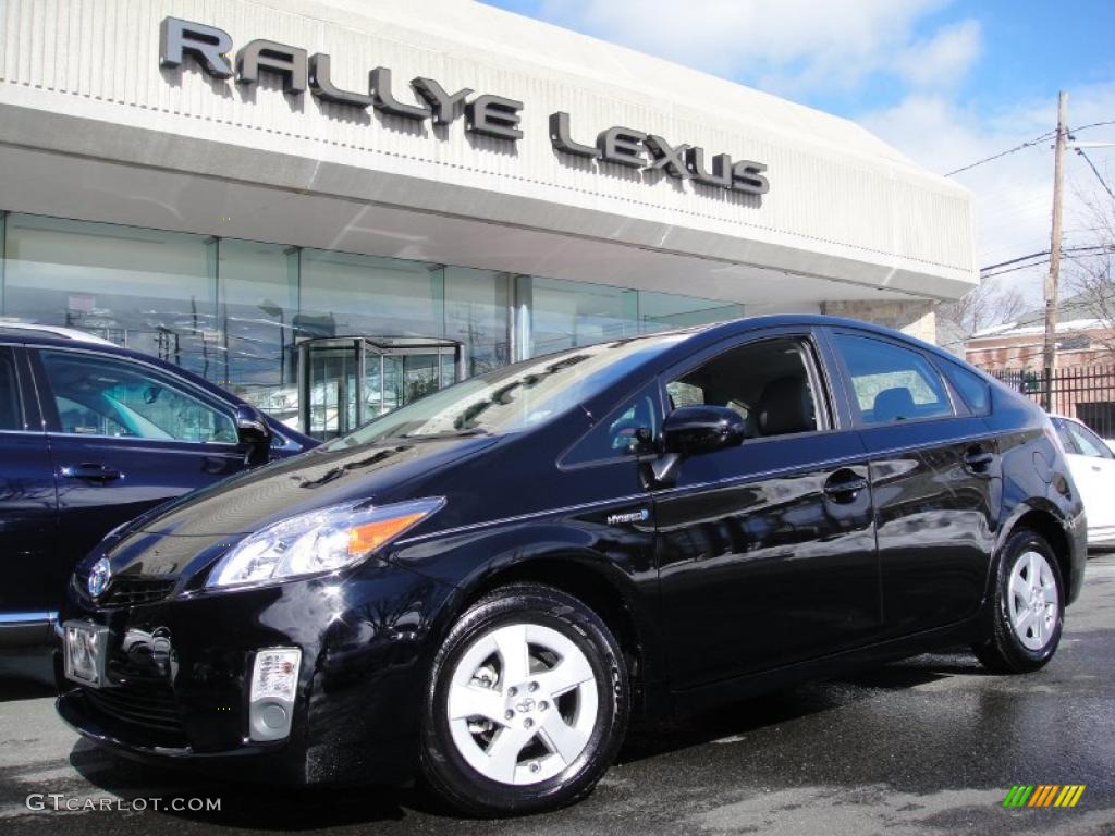 2010 Prius Hybrid IV - Black / Dark Gray photo #1