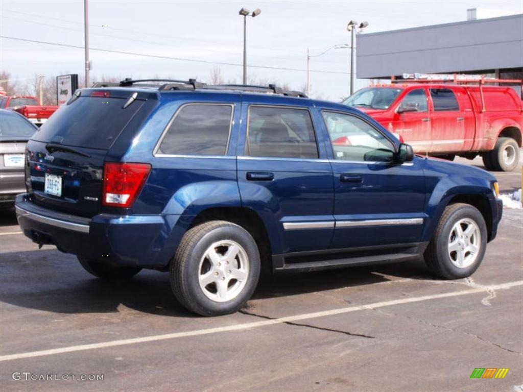 2005 Grand Cherokee Limited 4x4 - Midnight Blue Pearl / Khaki photo #3