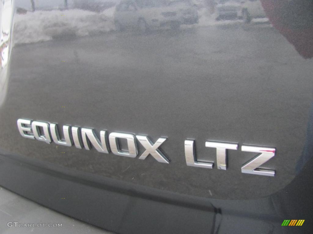 2010 Equinox LTZ AWD - Cyber Gray Metallic / Jet Black/Light Titanium photo #12